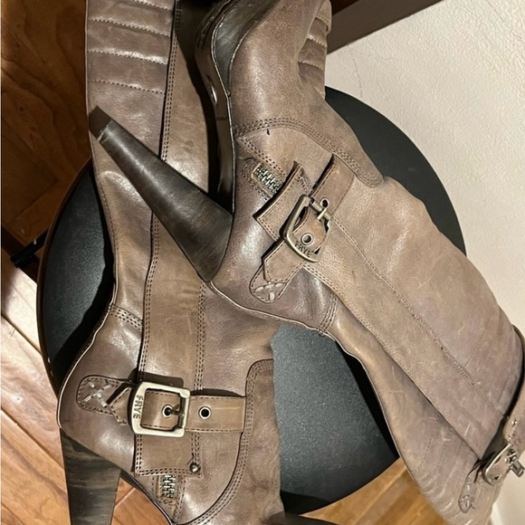 Frye Harlow Moto Leather Boots Size 6 - Picture 7 of 13